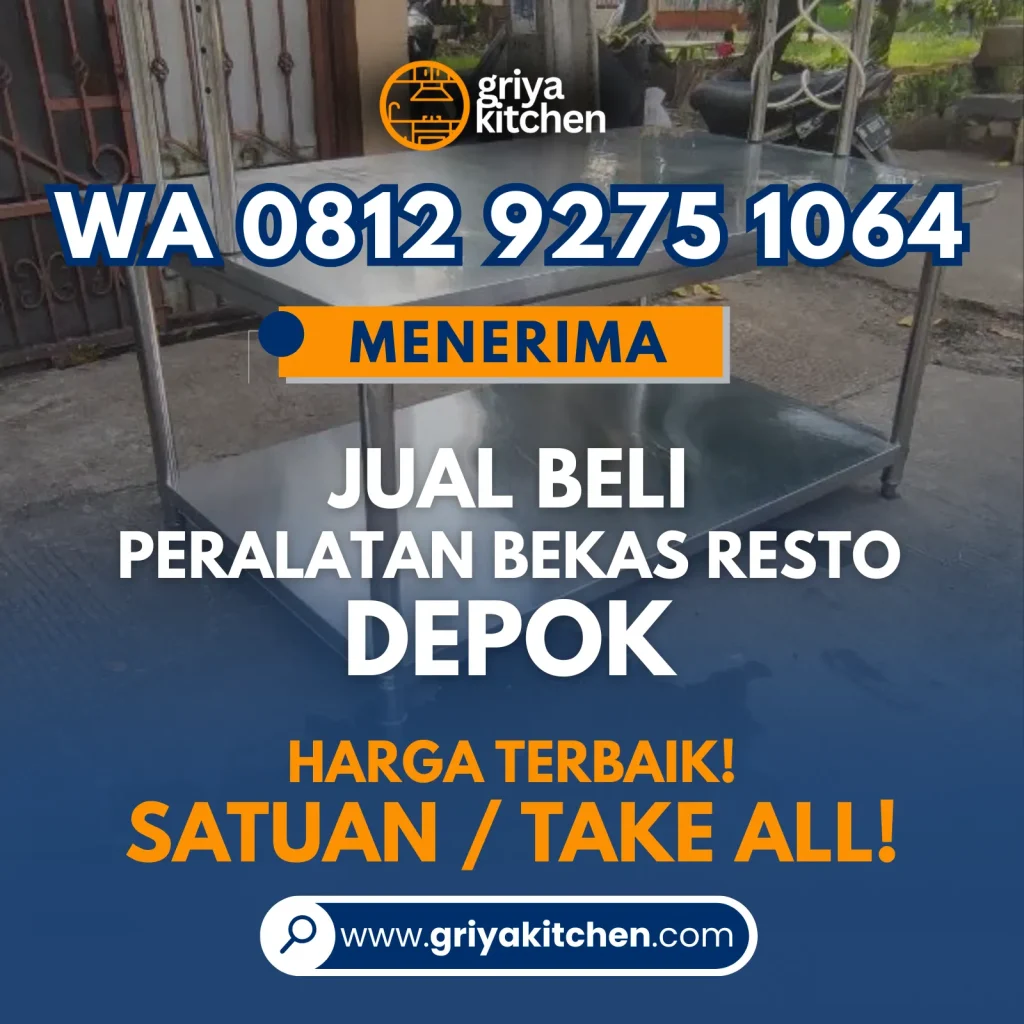 Jual Beli Peralatan Bekas Resto Depok
